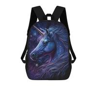 Enchanted Unicorn Fantasy Art Print Mochila Escolar De Moda, Mochila Para Material Escolar, Mochila Impermeable Informal Para Hombres/mujeres 17inch