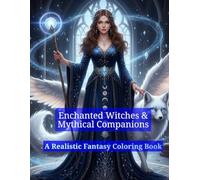 Enchanted Witches & Mythical Companions: A Realistic Fantasy Coloring Book