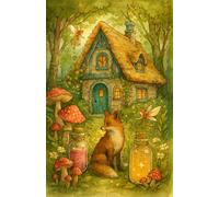 Enchanted Woodland Notebook: Fairy Forest Writing Journal with Lined Pages for Notes, Thoughts & Everyday Use