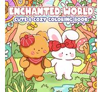 Enchanted World Coloring Book: A Journey Through Magical Worlds Filled with Beautiful Mandalas, Animal Friends, Intricate Designs for Stress Relief and Joy