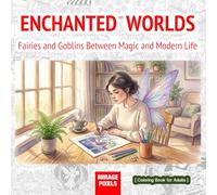 Enchanted Worlds: Fairies and Goblins Between Magic and Everyday Life: 50 Unique Coloring Pages for Adults - Stress Relief, Fantasy, Creative Relaxation