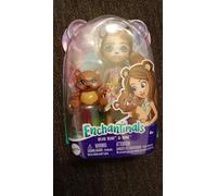 Enchantimals Bexie Bear (4 pulgadas) y Bidie, gran regalo para niños a partir de 4 años, HCG00