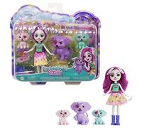 Enchantimals City Tails Main Street Familia de dálmatas Muñecas Dessa Dalmatian y Sus Hermanas, con Mascotas Perro y Accesorios, Juguete +4 años (Mattel HKN14)