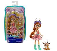 Enchantimals Gabriela Gazelle y Racer Muñeca con Mascota, para niñas y niños +4 años (Mattel GTM26)