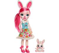 Enchantimals Huggable Cutie Bree Bunny Muñeca Grande con Accesorios (Mattel FRH52)