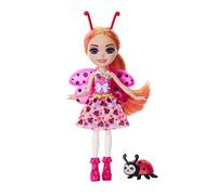 Enchantimals Ladybug y Bestie Muñeca con Mascota Mariquita, Juguete +4 años (Mattel HNT57)