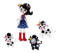 Enchantimals Muñeca Cambrie y su mascota la vaca Ricotta (Mattel GJX44)