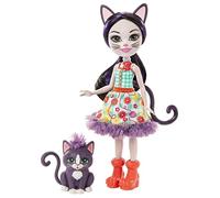 Enchantimals Muñeca Ciesta Cat con Mascota Climber (Matterl GJX40)