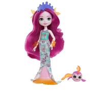 Enchantimals Muñeca pony ROYAL MAURA MERMAID & GLIDE Doll, color morado (Mattel GYJ02)