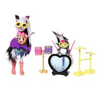 Enchantimals Muñeca rockera Sage Skunk y su batería, accesorios muñeca (Mattel FRH41)