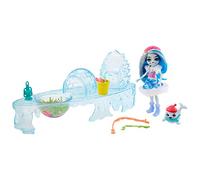 Enchantimals Pack ¡Vamos de Pesca en Hielo! con los muñecos Sashay Seal y Accesorios (Mattel GJX48)