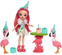 Enchantimals Party-Flamenco, muñeca con accesorios (Mattel FCG79)