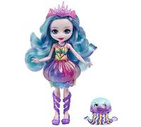 Enchantimals Royal Ocean Kingdom Muñeca Jelanie Jellyfish con Mascota Medusa de Juguete (Mattel HFF34)