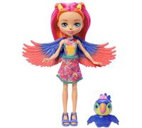 Enchantimals Sunshine Island Muñeca con mascota tucán, juguete +4 años (Mattel HRX83)
