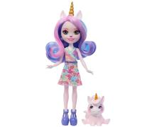 Enchantimals Sunshine Island Muñeca con mascota unicornio, juguete +4 años (Mattel HRX84)