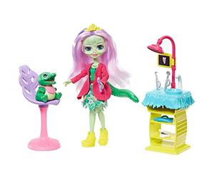 Enchantimals Vamos al Dentista, muñeca Andie Alligator con Mascota y Accesorios (Mattel GFN55)