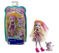 Enchantimals Zadie Zebra y Ref Muñeca con mascota, juguete para niñas y niños +4 años (Mattel GTM27)