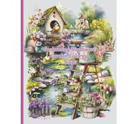 Enchanting Birdhouse Garden Coloring Book
