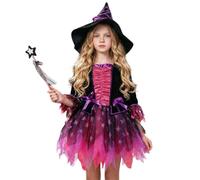 Enchanting Halloween Girls For Party Adorable Dress With For Toddlers And Little Girls (1-Multicolour, 125.00)