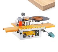 Enchapadora de Cantos para Carpintería, Enchapadora Automática Portátil, Sistemi de Calentamiento Inteligente, Corte Automático de Cinta, Encolado a Doble Cara