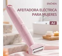 ENCHEN A2 Afeitadora Eléctrica de Lámina para Mujeres Depilación Corporal Rosa Impermeable IPX6 Recargable Type-C Portátil A2