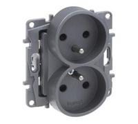 Enchufe 2 x 2p+z para marco múltiple NILOE SELECTION 762342