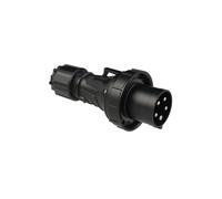 Enchufe 5p 63A 400V portátil IP67 negro POWER 035-6XS