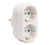 Nedis Divisor de Toma de Corriente Contacto con Proteccion