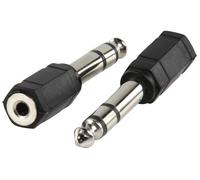 Enchufe Adaptador Jack Estéreo Macho 6.5mm - Jack Estéreo Hembra 3.5mm