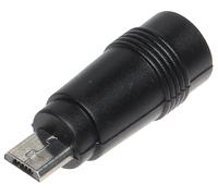 Enchufe Adaptador Micro USB B Macho - DC Hembra 2.1/5.5mm