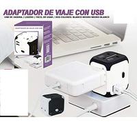 Enchufe Adaptador Universal de Viaje We Houseware BN3803 con Puerto USB