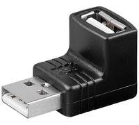 Wentronic USB A M/FM - Adaptador para Cable (USB A M, USB B FM, Macho/Hembra, Negro, 1 Pieza(s))