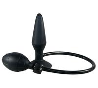 Enchufe anal inflable dilatador butt consolador de silicona con ventosa...