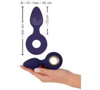 Enchufe anal vibratorio de silicona mini dilatador butt pequeño vibrador suave