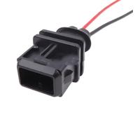 Enchufe Arnés Conector 106462-1 368354-1 Conector De Cable De Cableado De Bobina Encendido Boquilla Automática 2 Pines Sensor De Temperatura Del Agua Del Coche Enchufes Sellados(Male wires)