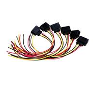 Enchufe Arnés Conector Compatible Con Skoda VE520313 CL1000 12999 DMB1041 1J0973724 6 Piezas Paquete De Bobina De Encendido Conector Enchufe Cableado Telar Arnés