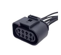 Enchufe Arnés Conector Compatible Con VW 1J0973722 1J0973723 1J0973724 Bobina De Encendido Conector Impermeable Conector Hembra Del Sensor De Bocina De Coche Con Cable(8P 8D0973734)