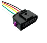 Enchufe Arnés Conector Compatible Con VW 1J0973725 6X0973825 5 Pines Conector De Sensor De Enchufe De Bobina De Encendido Automático Accesorios De Enchufes Impermeables(B style)