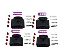 Enchufe Arnés Conector Compatible Con VW Para Jetta Para Golf Para GTI 1.8T MK4 2001 2002 2003 2004 2005 Conector De Bobina De Encendido Arnés Enchufe 1J0998724(4pcs without Wires)