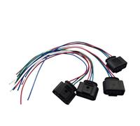 Enchufe Arnés Conector Compatible Con VW Para Jetta Para Golf Para GTI 1.8T MK4 2001 2002 2003 2004 2005 Conector De Bobina De Encendido Arnés Enchufe 1J0998724(4pcs with Wires)