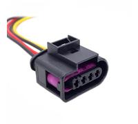 Enchufe Arnés Conector Compatible Con VW Para Passat 4D0971993 4D0971994 4D0971992 Conector De Bobina De Encendido Automotriz Enchufe De Arnés De Reparación(4P Wire Harness)