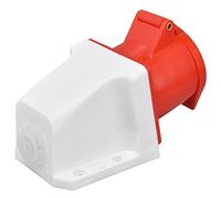 Enchufe CEE montado en rojo de latón para PC de salida industrial para energía eléctrica IP44 220-380V 240-415V (HR-124)
