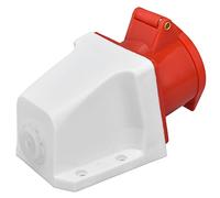 Enchufe CEE montado en rojo de latón para PC de salida industrial para energía eléctrica IP44 220-380V 240-415V (HR-115)