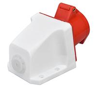 Enchufe CEE montado en rojo de latón para PC de salida industrial para energía eléctrica IP44 220-380V 240-415V (HR-114)