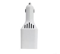 Enchufe compacto para purificador de aire de coche con puertos de carga USB duales para aplicaciones y gestión automotrices de 12 V