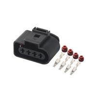 Enchufe Conector Bobina Para VW Para Skoda VAG Adaptador Extensión Bobina Conector Cable Eléctrico 5/10/20/50 Juegos 4 Pines 3,5 MM Enchufe 1J0973724(10 sets)