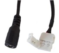 Enchufe DC con Cable y Conector 10mm SMD5050 para Tira LED