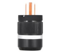 Enchufe de alimentación Hi-Fi para audio profesional, conector IEC C13/C15 de cobre puro de conductividad superior con cuerpo de nailon/fibra de