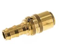 Enchufe de anclaje del molde DN 9 de latón 12,7 mm Protección de desbloqueo del pilar de la manguera Doble cierre