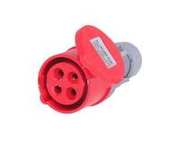Enchufe de aviación industrial impermeable 16/32A - Conector trifásico de cuatro cables con clasificación IP44 for uso pesado(4 core 32A mobile 2241)
